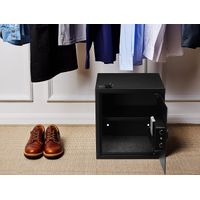 AMAZONBASIC Home Keypad Safe 1.52 Cubic Feet, 13.8 x 13 x 16.5 Inches in Black