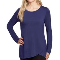 Member's Mark Ladies LongSleeve Soft Top In Navy, L