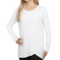MEMBER'S MARK Ladies LongSleeve Soft Top in White, S