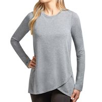 Member's Mark Ladies LongSleeve Soft Top In Grey, S