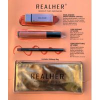 REALHER "Makeup That Empowers" Goal Digger, Terracota Include Makeup Bag