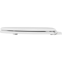 MAYFAIR Elongated Enameled Wood Toilet Seat in White
