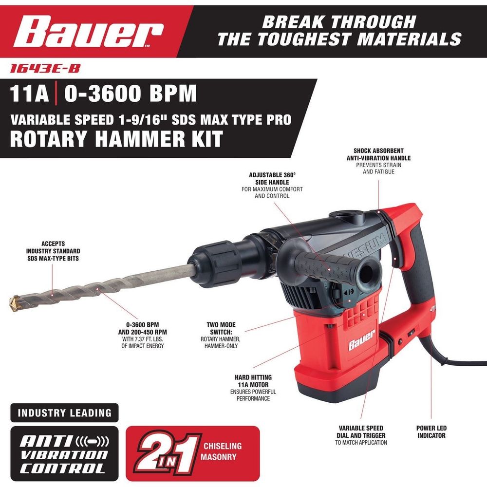 Bauer Rotary Hammer