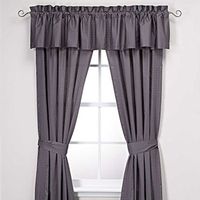 Manor Hill Ellis Window Valance in Charcoal
