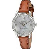WOMEN'S DELANCEY LEATHER STRAP WATCH BY COACH
