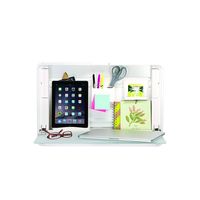 ErgotronHome Workspace Wall Mounted, Standing Desk & Organizer (HUB24 White)