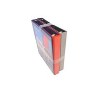 Member's Mark 1 Inch View Binders, 4 Pack Blue Red Black Grey