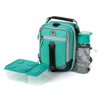 Arctic Zone HighPerformance DualCompartment Lunch Box In Teal
