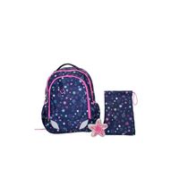 CRCKT Youth Backpack, 3 Piece Set with Lunch Kit and Matching Ice Pack In Stars