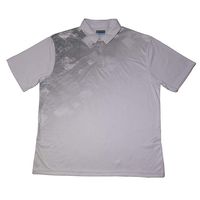 PGA TOUR Mens Tech Space Dye Argyle Print Polo 2XL, Bright White