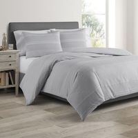 Real Simple Duo Driftwood Full/queen Coverelet/duvet Set In Grey