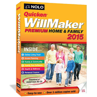 NOLO Quicken Will Maker Premium Home and Family 2015