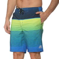 Zeroxposur Mens Blue Green Swim Shorts Trunks Pac Board Swimsuit S Small