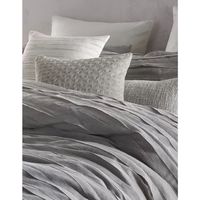 DKNY Loft Stripe European Pillow Sham in Frost