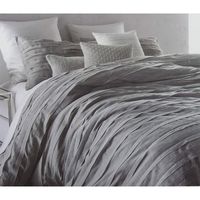 DKNY Loft Stripe European Pillow Sham in Frost