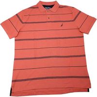 NAUTICA MENS POLO SHIRT IN DREAMY CORAL, SIZE XXL