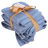 Luxury Performance Collection 2 Hand and 2 Wash Towel Bundle in Blue