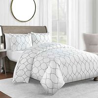 450THREADCOUNT KING DUVET COVER SET IN GREY OGEE