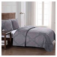 Hadleigh King Quilt in Grey