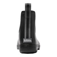 Totes Cirrus Women's Chelsea Rain Boot Size 6, Black