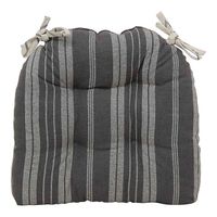 Seton/Seaview Reversible Chair Pad in Grey