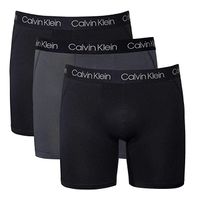 CALVIN KLEIN MAX MESH BOXER BRIEFS 3 PK IN BLACK, L